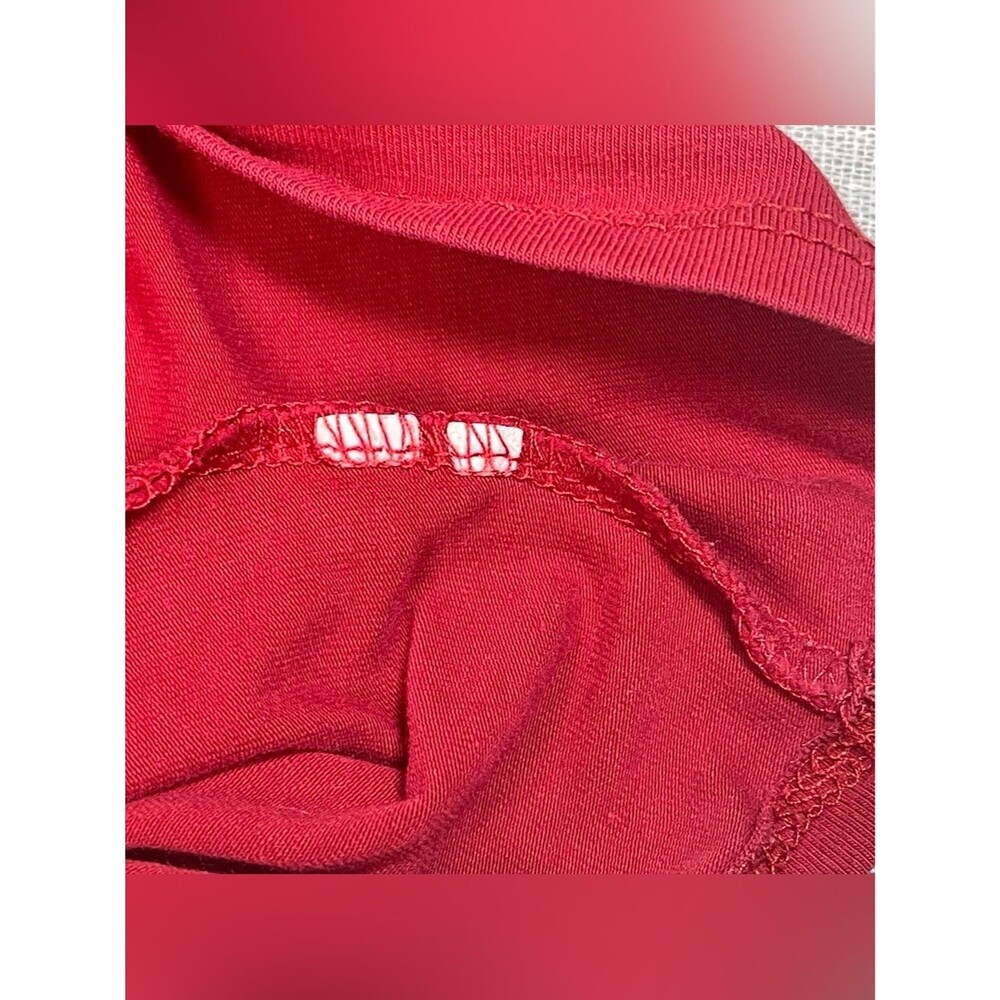 Gaze l Red Short Sleeve Cropped Baby Tee | Large - Picture 5 of 5